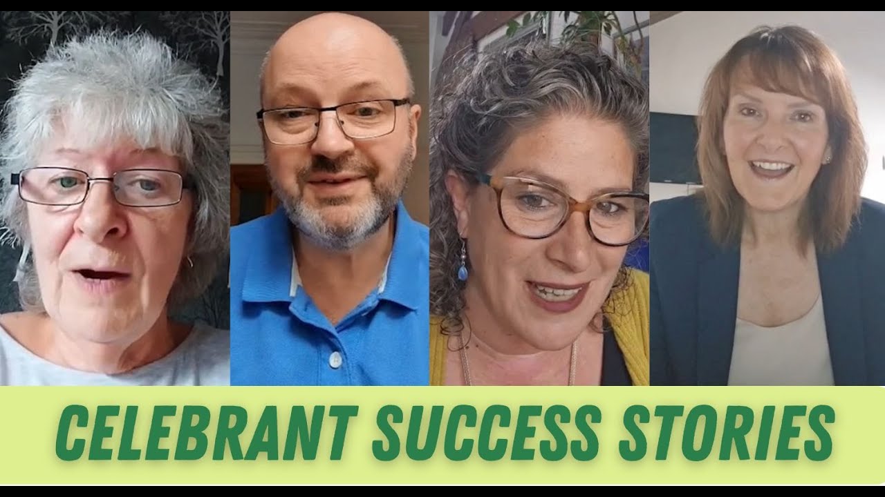 Celebrant Success Stories with Jane, Andrew, Naomi & Gill / Celebrant Training UK
