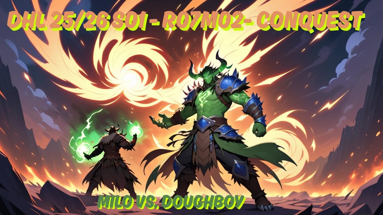 Doughboy vs Milo | DHL S1 R7M2 | Conquest Format | Danish Hearthstone Championship