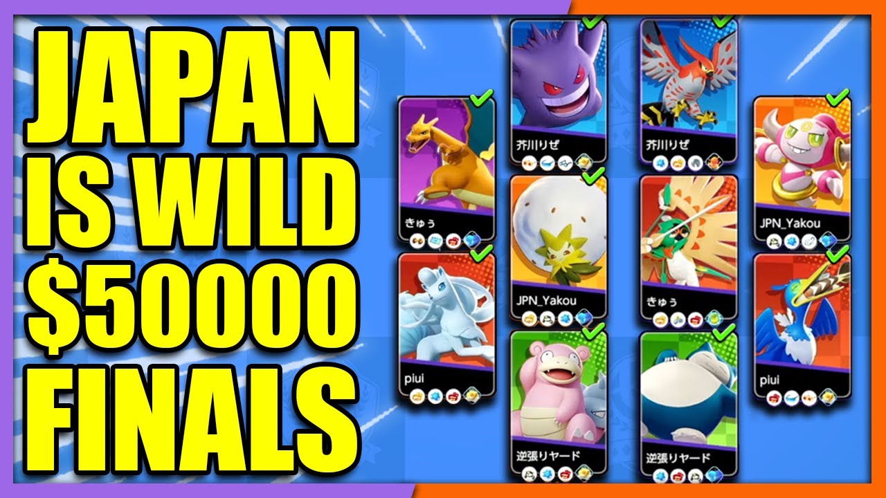 BEST TEAM IN JAPAN IS BEYOND WILD!! Non Meta Teams Win $50000 Japan Championship | Pokemon Unite