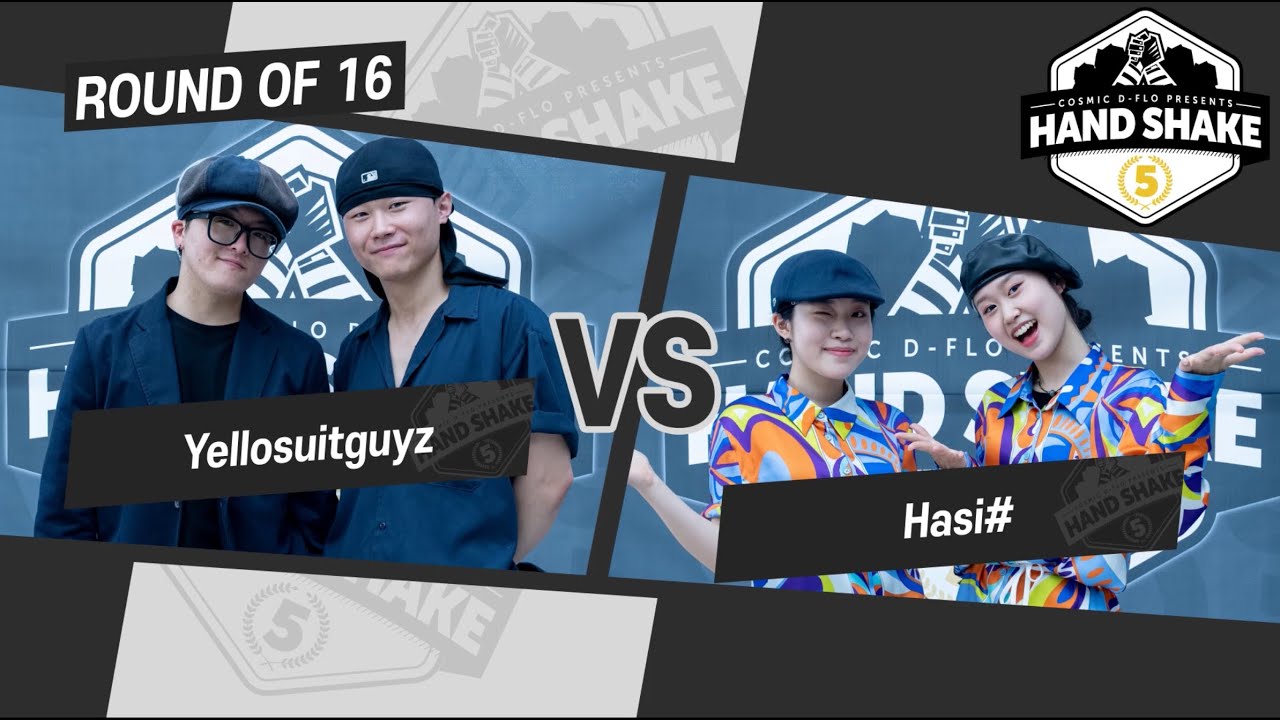 YellowSuitGuyz VS Hasi# | Round of 16  - HAND SHAKE LOCKING BATTLE VOL.5
