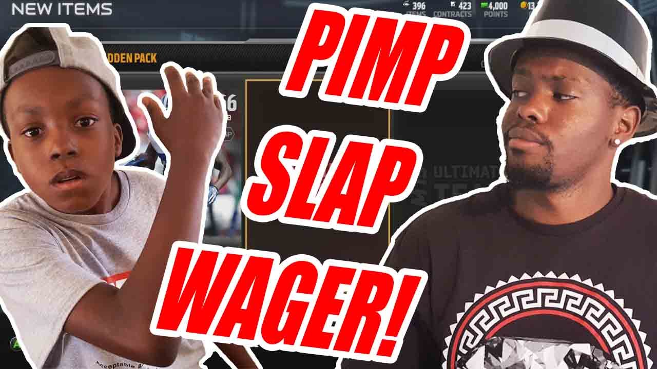HILARIOUS PIMP SLAP WAGER!! - Madden 15 Pack Opening Wager