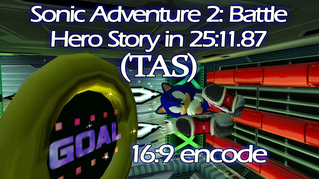 [HD 16:9] Sonic Adventure 2: Battle (TAS) - История героя за 25:11.87