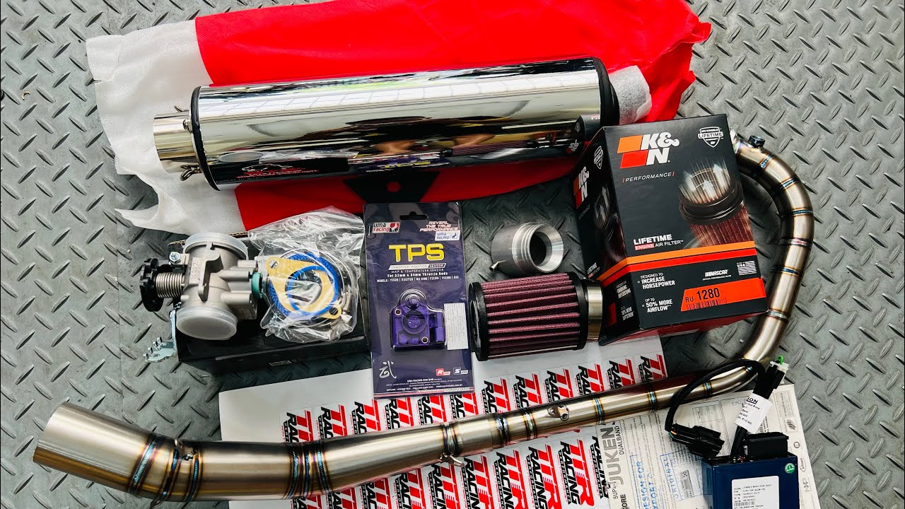 Độ PXL cho Suzuki Raider Satria Fi | pô xăng lửa | Trọng Tín Vlogs | Maxspeed