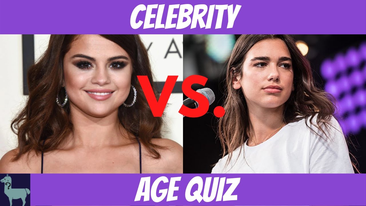 Which Celebrity is Older? - Celebrity Age Quiz