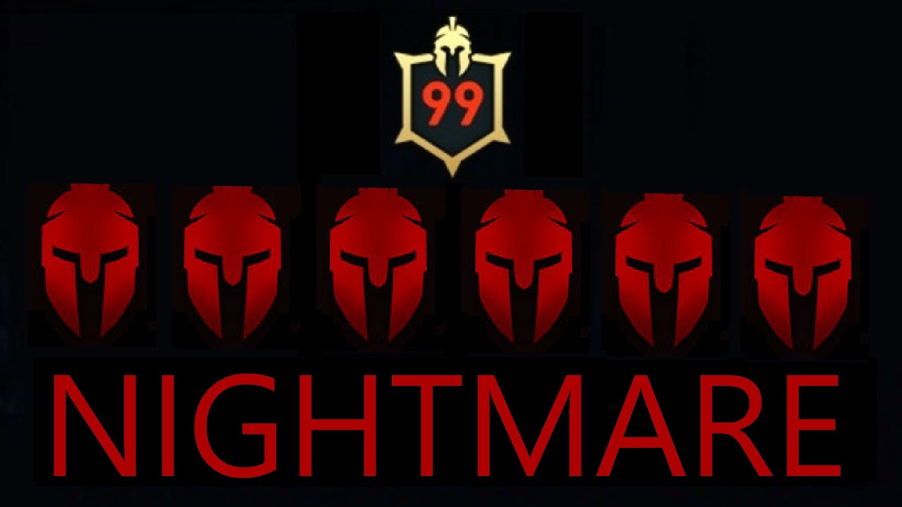 1 VS 6 Level 99 Mercenaries (Nightmare difficulty, no damage, no abilities, no bow) AC Odyssey