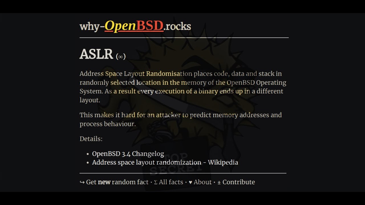 OpenBSD Security: ASLR and PIE explained with demo