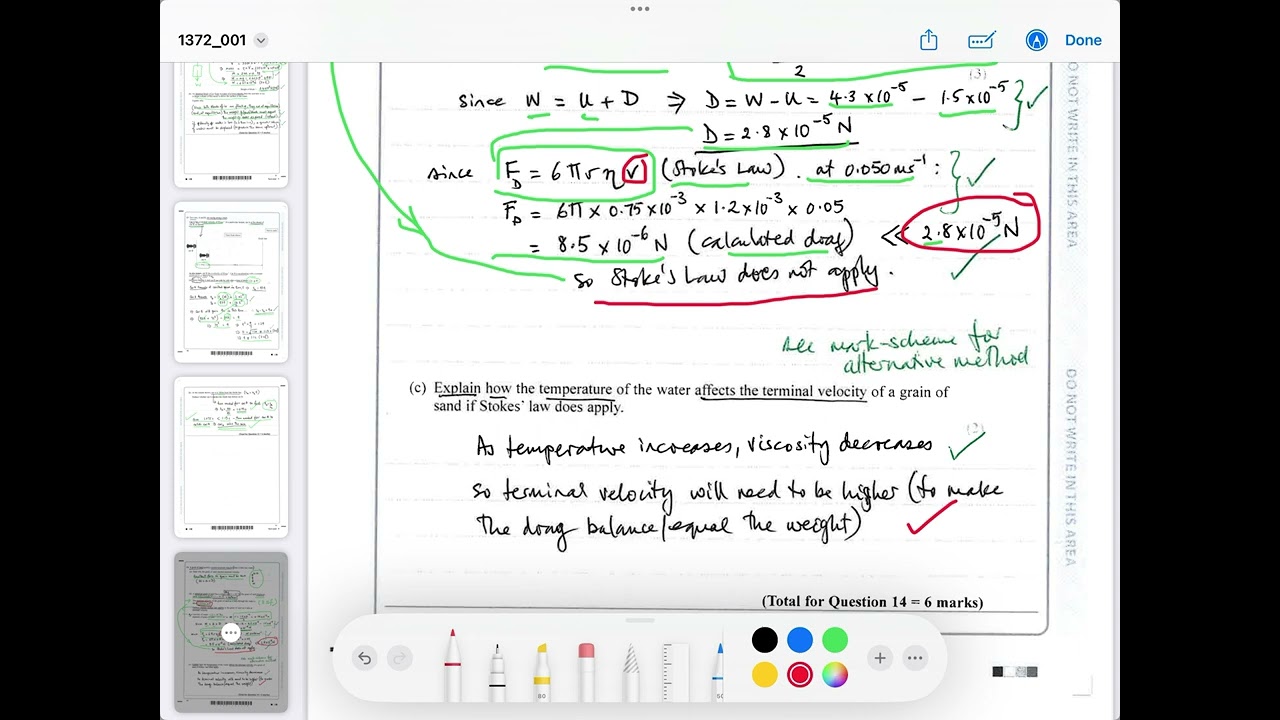 IAL Edexcel Physics Unit 1 May 2024 - Part 3