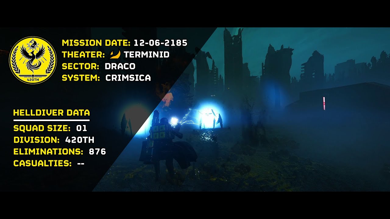[Helldivers Mission Log] 12.06.2185 - Terminid - Crimsica [420th - Trailblazers]