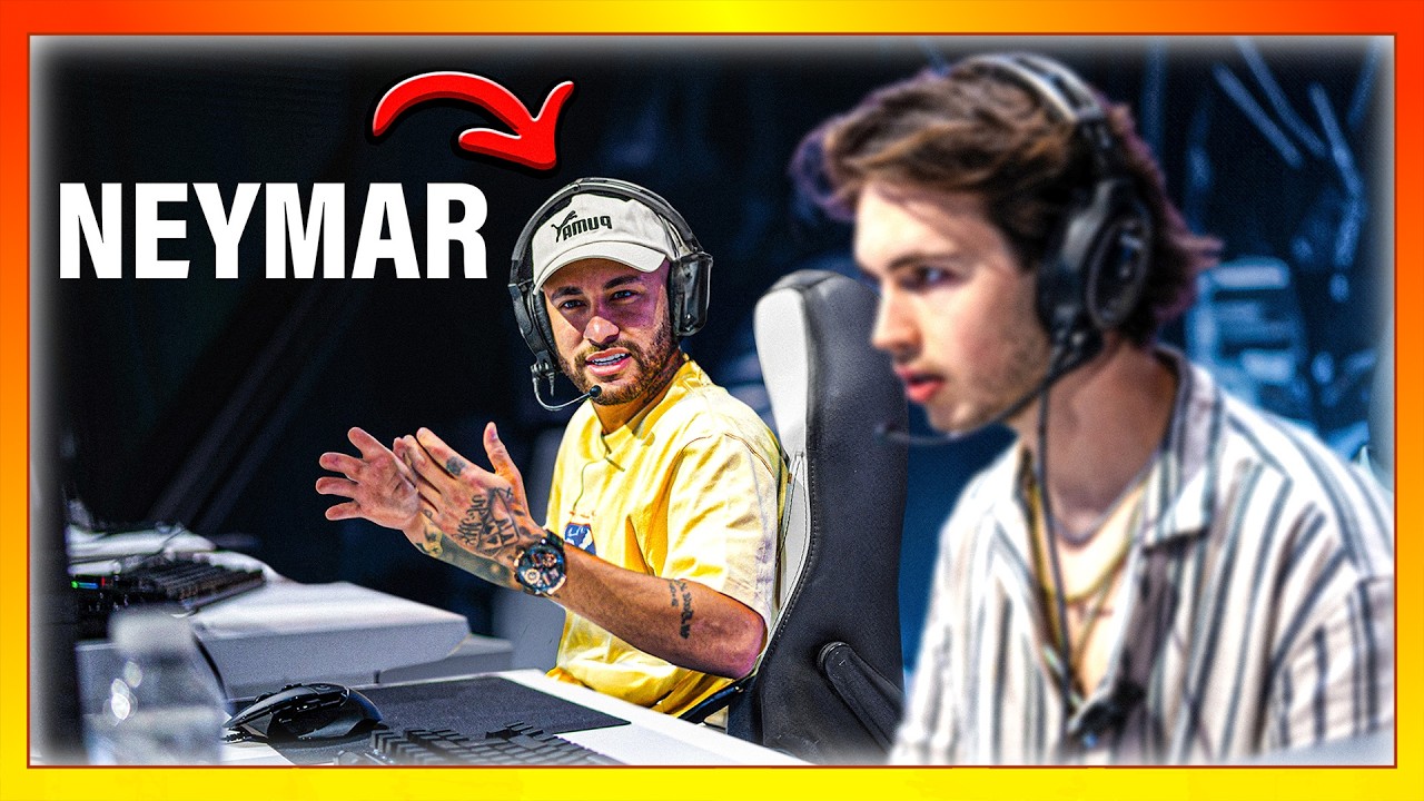 Я учил Неймара игре Rocket League...
