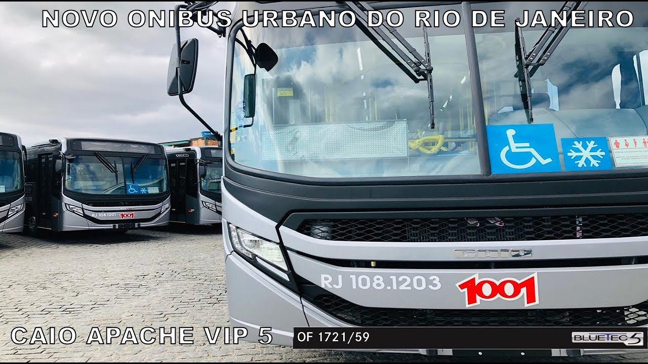APRESENTANDO O NOVO CAIO APACHE VIP 5 DA AUTO VIAÇÃO 1001