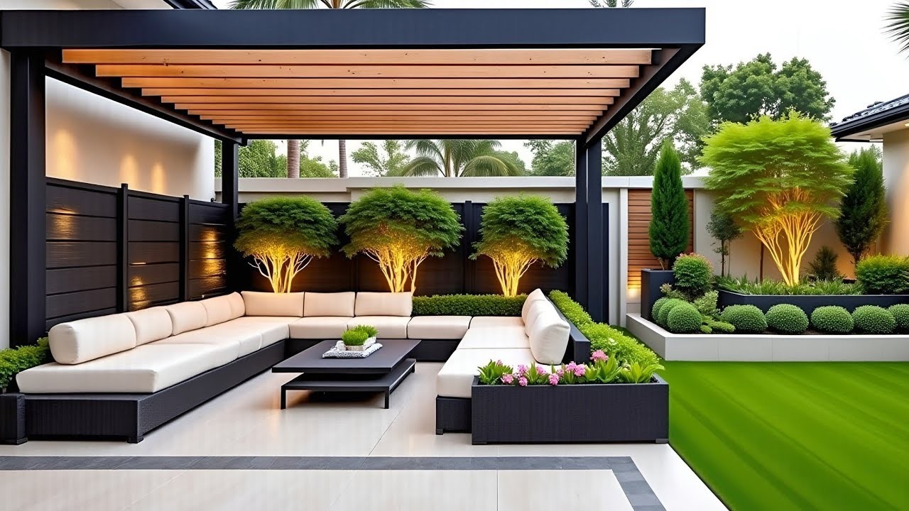 100 Trendy Modern Pergola Design Ideas 2026 | Backyard Patio Designs, Terrace And Rooftop gardens