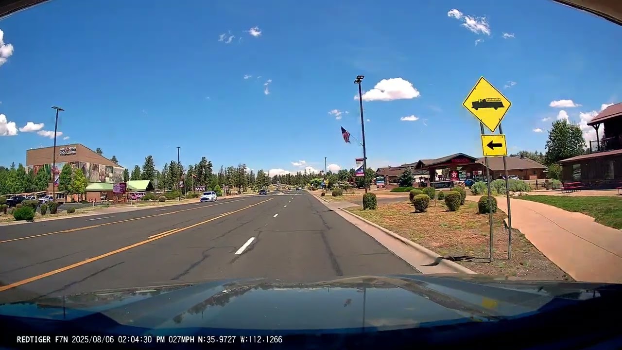 Arriving at Grand Canyon Camper Village