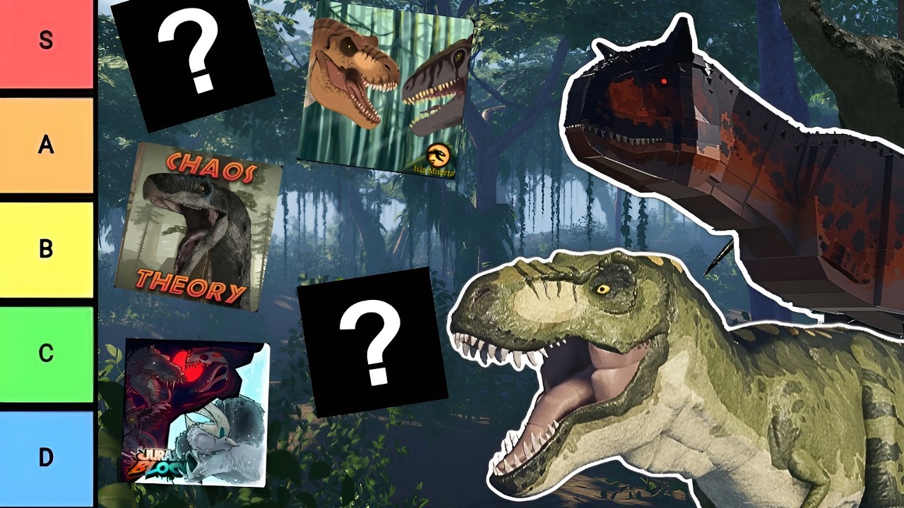 Roblox Jurassic World Games Tier List