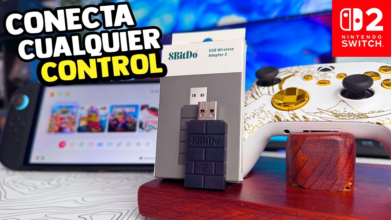 Asi PUEDES CONECTAR controles de xbox en Nintendo Switch 2 - USB 8BitDo