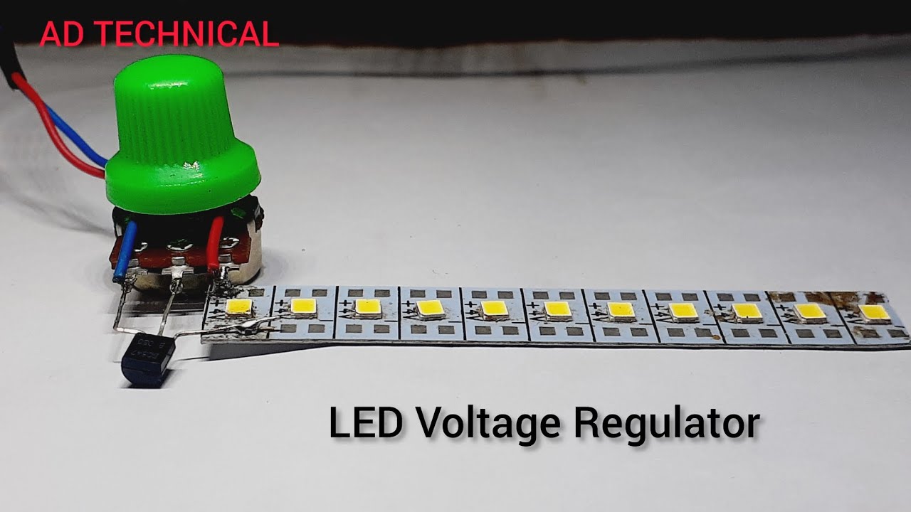 How to make LED Voltage Regulator Circuit using bc547 transistor #viral #youtubevideos