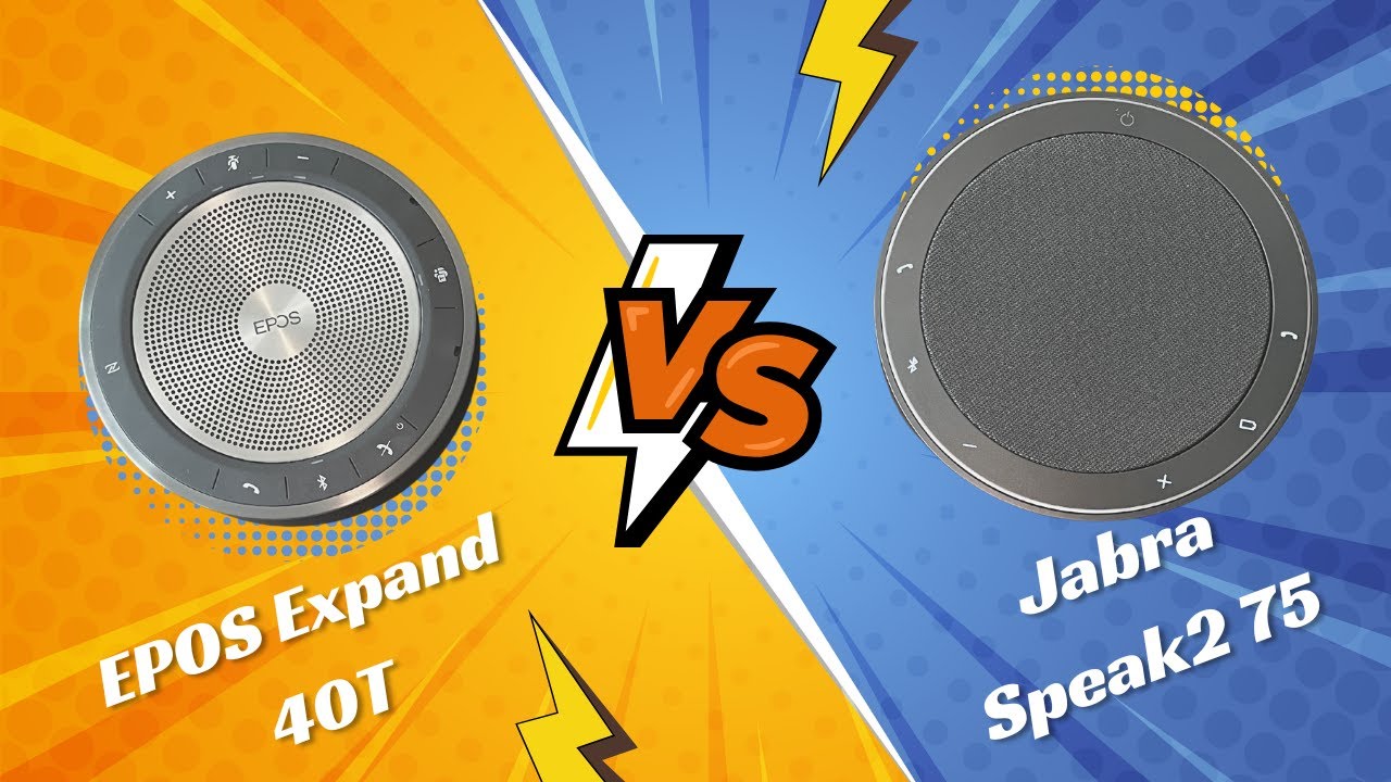 Speakerphone Face-Off: EPOS Expand 40T vs Jabra Speak2 75 Comparison