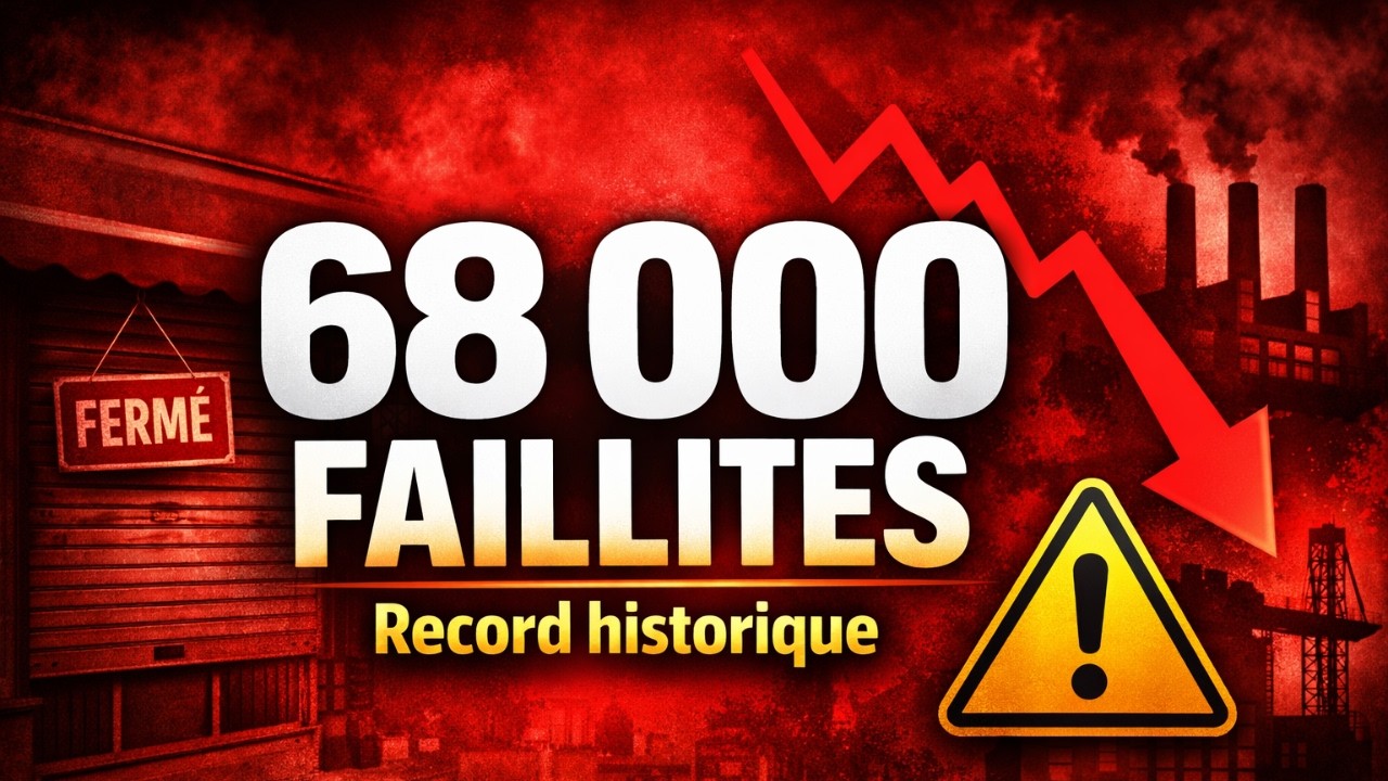 68 000 faillites en un an : la vraie crise économique française commence