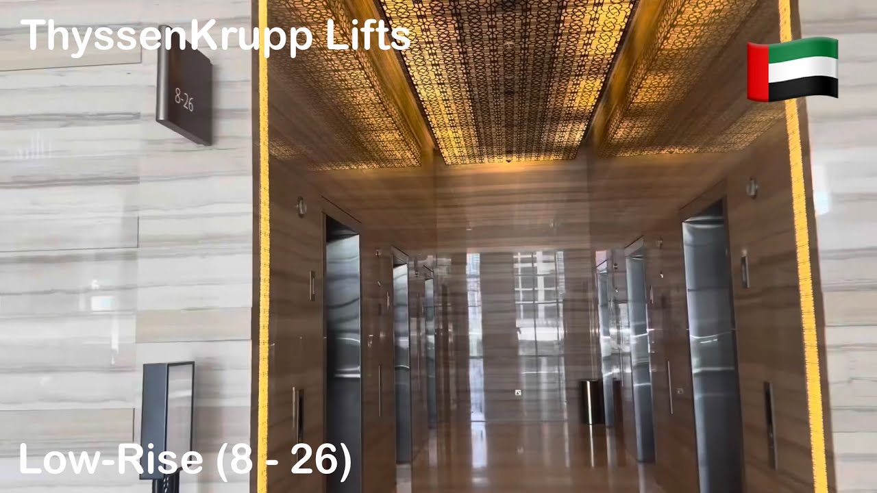 2.5 m/s ThyssenKrupp (Low-Rise) Lifts - Marina Plaza Tower In Dubai, UAE