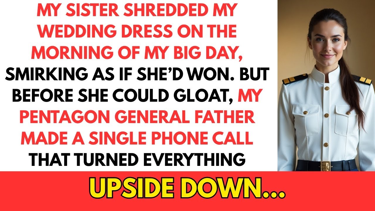 My Sister Destroyed My Wedding Dress on My Big Day&mdash;Then My Pentagon General Father Called