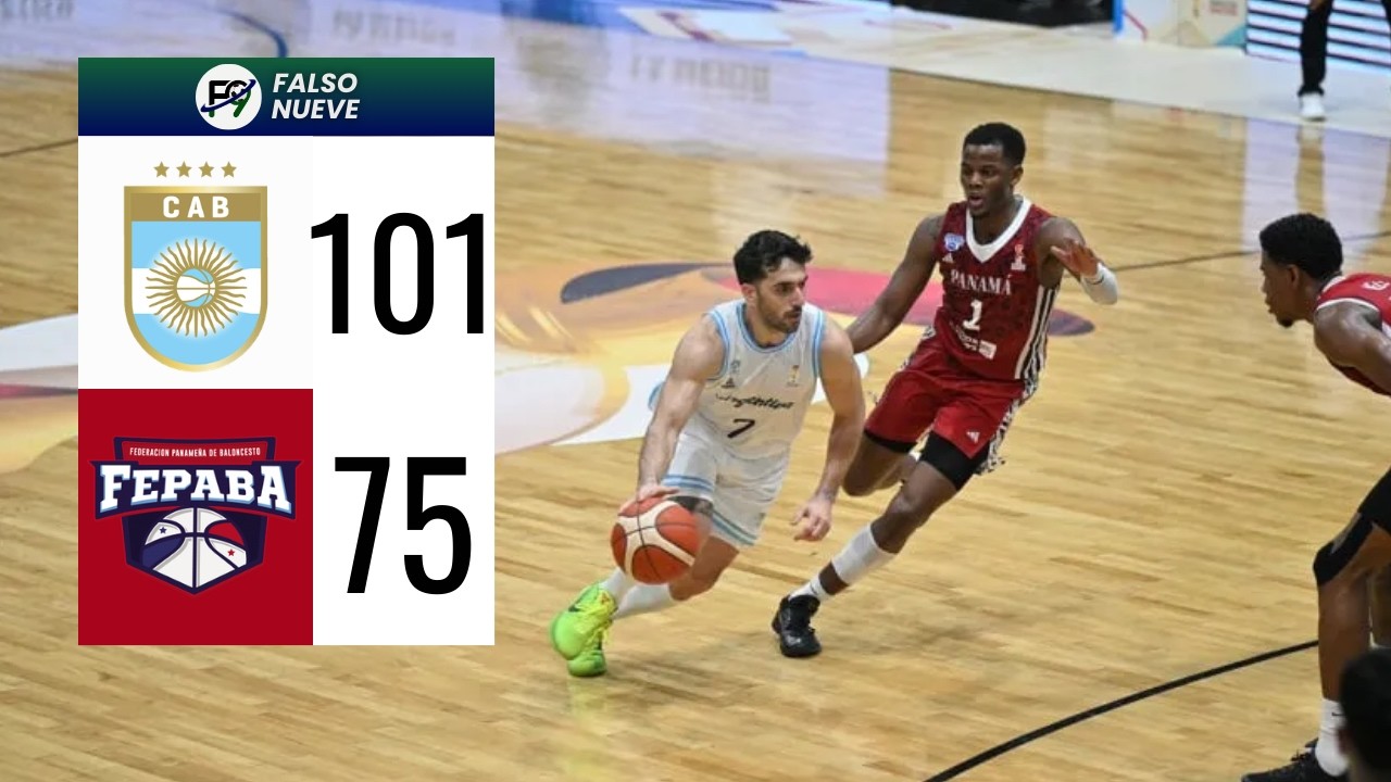 🏀 ARGENTINA VENCE 101-75 A PANAMÁ POR ELIMINATORIAS FIBA - FECHA 4✅