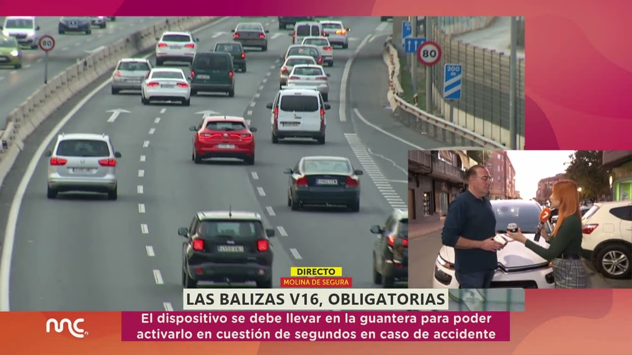 La baliza v16 obligatoria en España