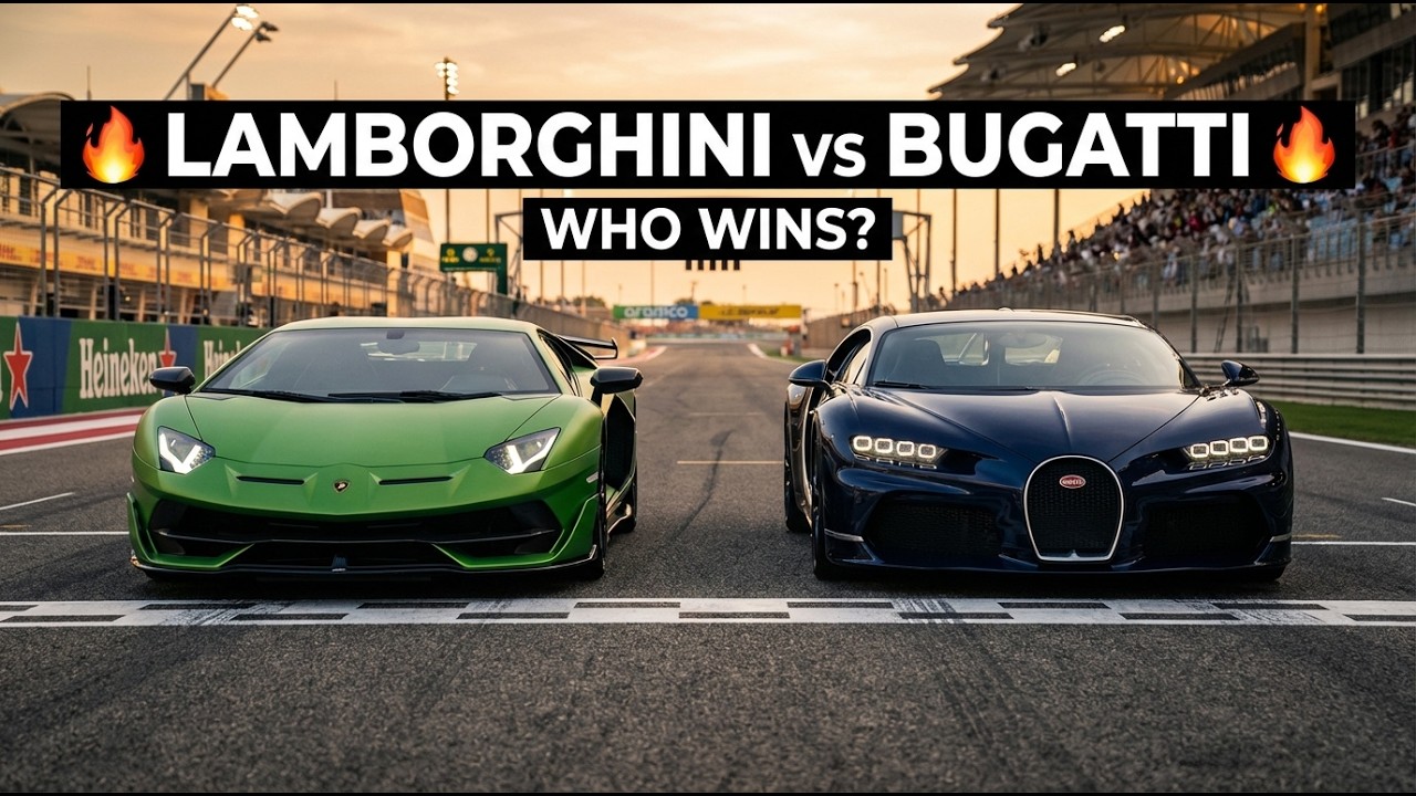 Lamborghini vs Bugatti | Ultimate Hypercar Race