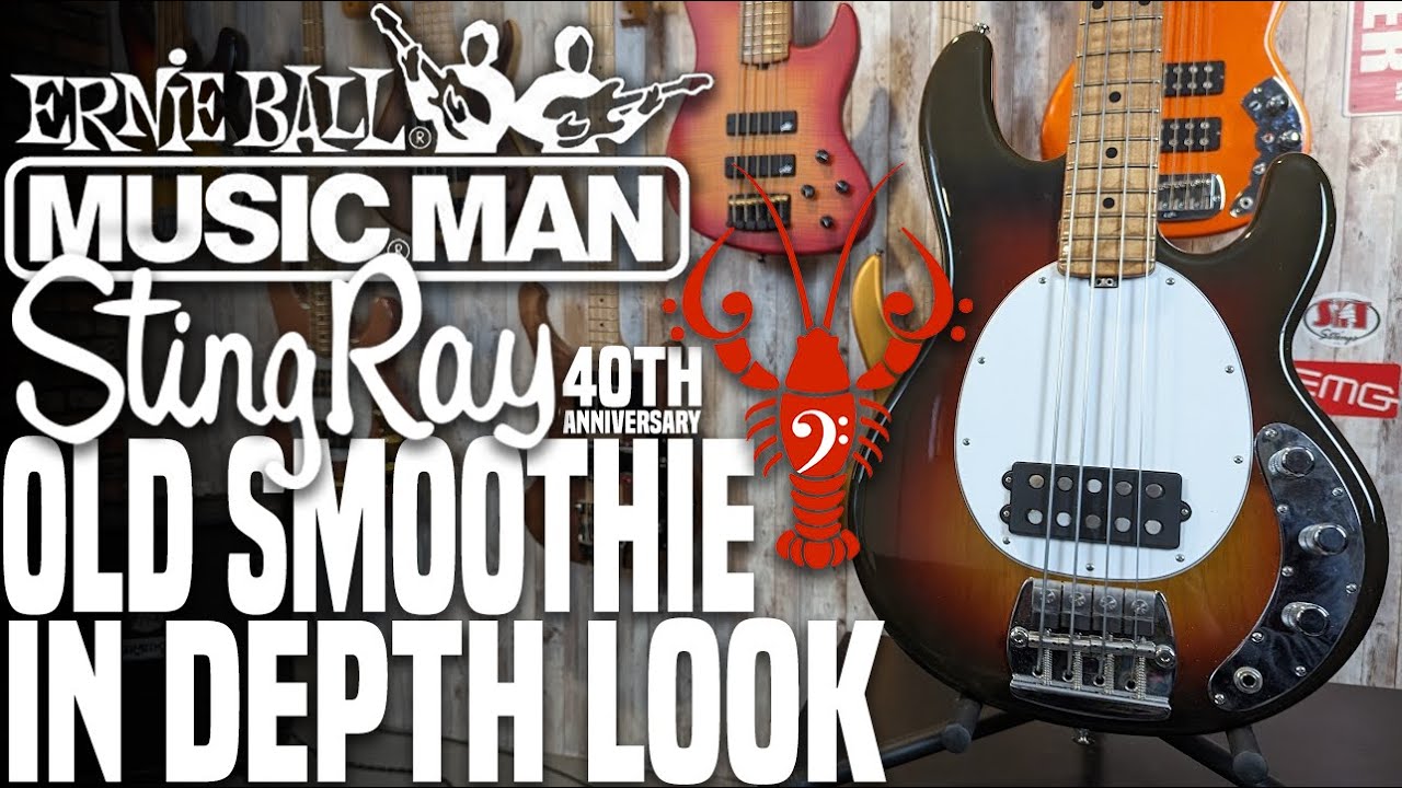 Music Man "Old Smoothie" 40-летний юбилей Stingray — Something Different — LowEndLobster Fresh Look