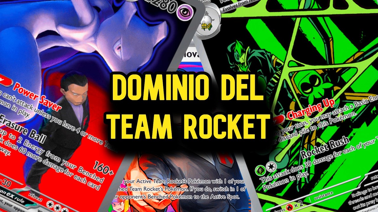 😾2️⃣ Mewtwo ex Del Team Rocket: Un Deck Con Mucho Poder.2️⃣😾