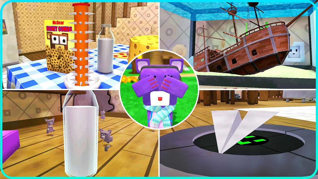 Multiplayer Giant House Hide and Seek Mission Super Bear Adventure Gameplay Walkthrough