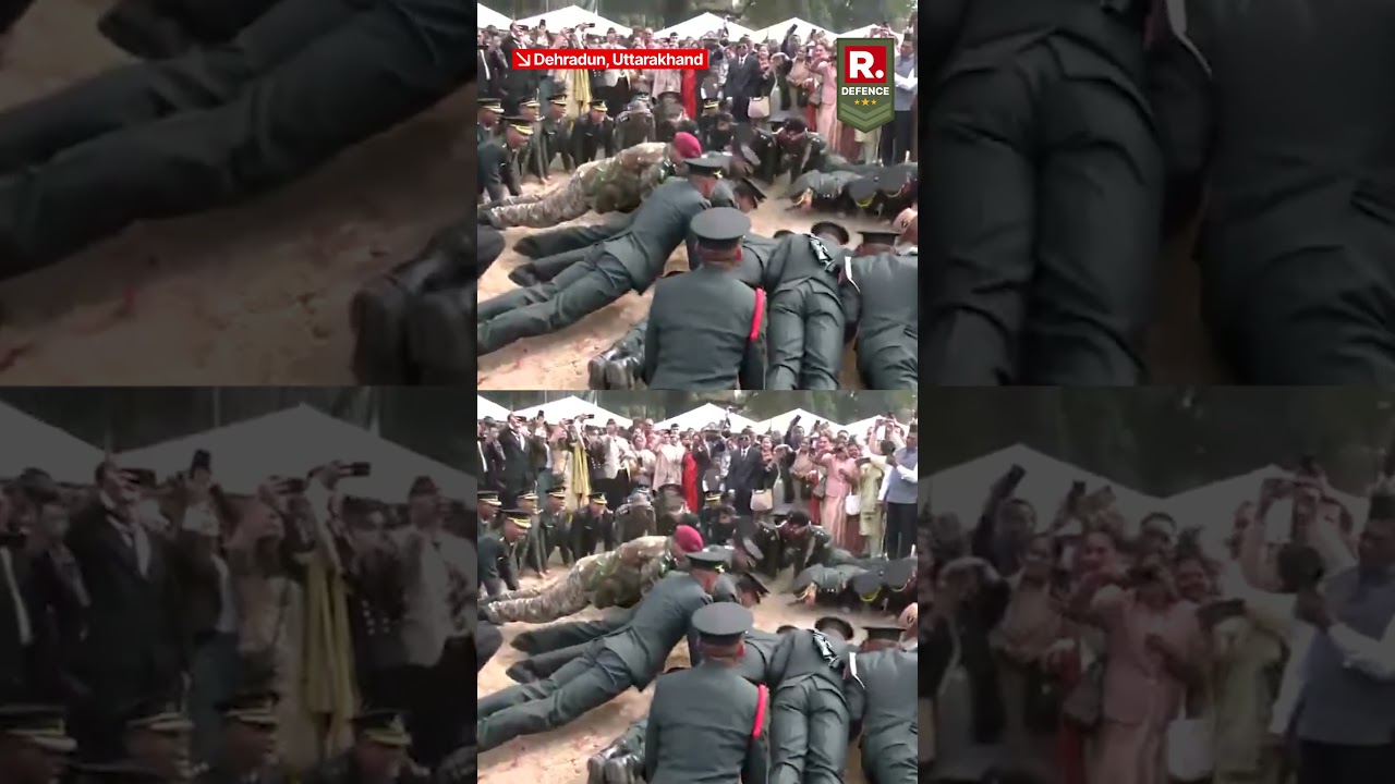 Army Chief Joins Cadets in Push Ups at IMA Parade