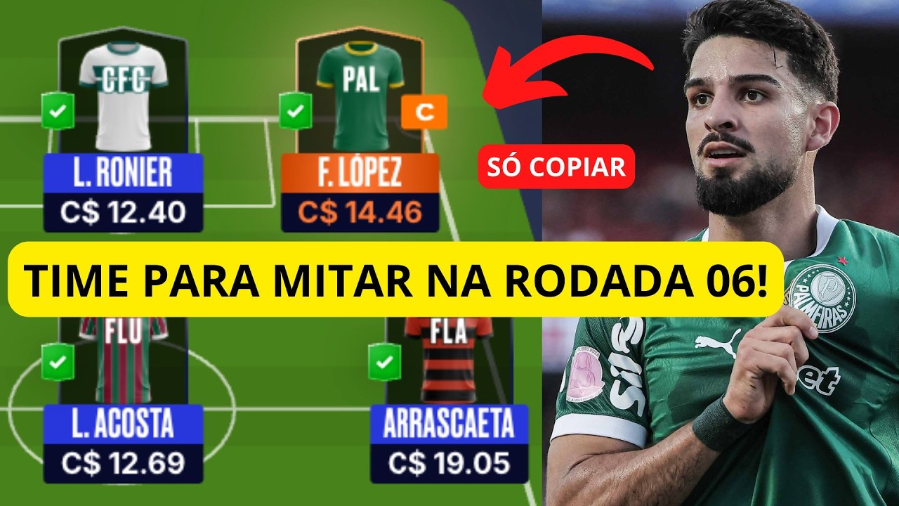 441.38 PONTOS - TIME PRONTO PARA MITAR NA RODADA 6 - CARTOLA FC 2026