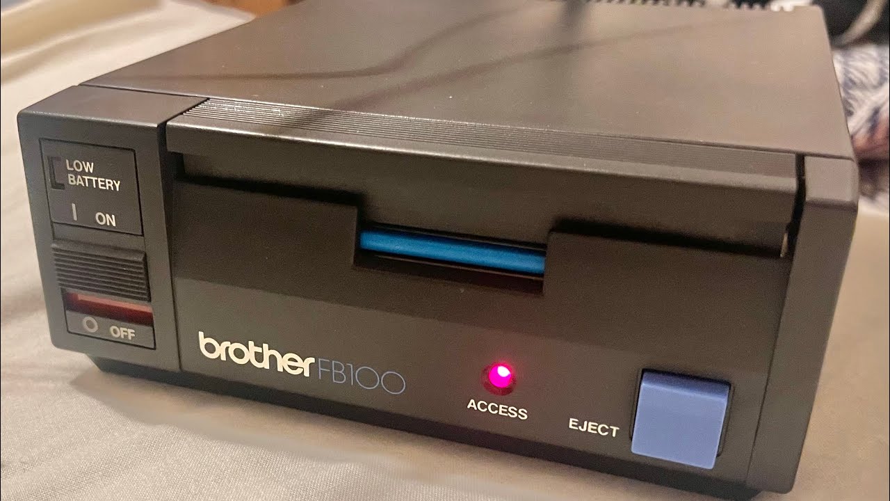 How To Use The FB-100 Disc Drive With Brother Electronic Knitting Machines: KH-930/940/950i & 965i