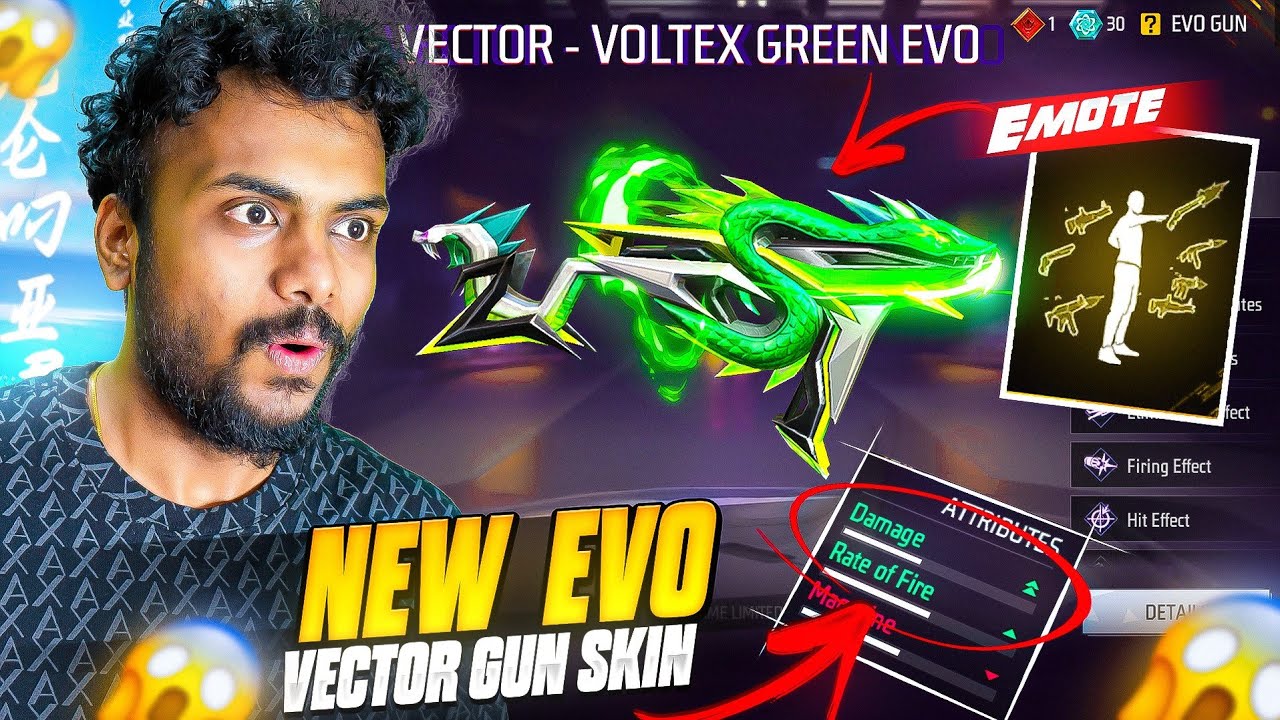 Double Vector Skin & Kingfisher Skin Damage ++ 😱 Best Gun Skin Gameplay - Garena Free Fire Max 