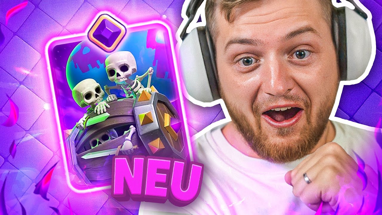 🔥😱NEUE EVO SKELETTFASS Karte! - BESTE Karte im SPIEL! | Clash Royale P2Win Account!