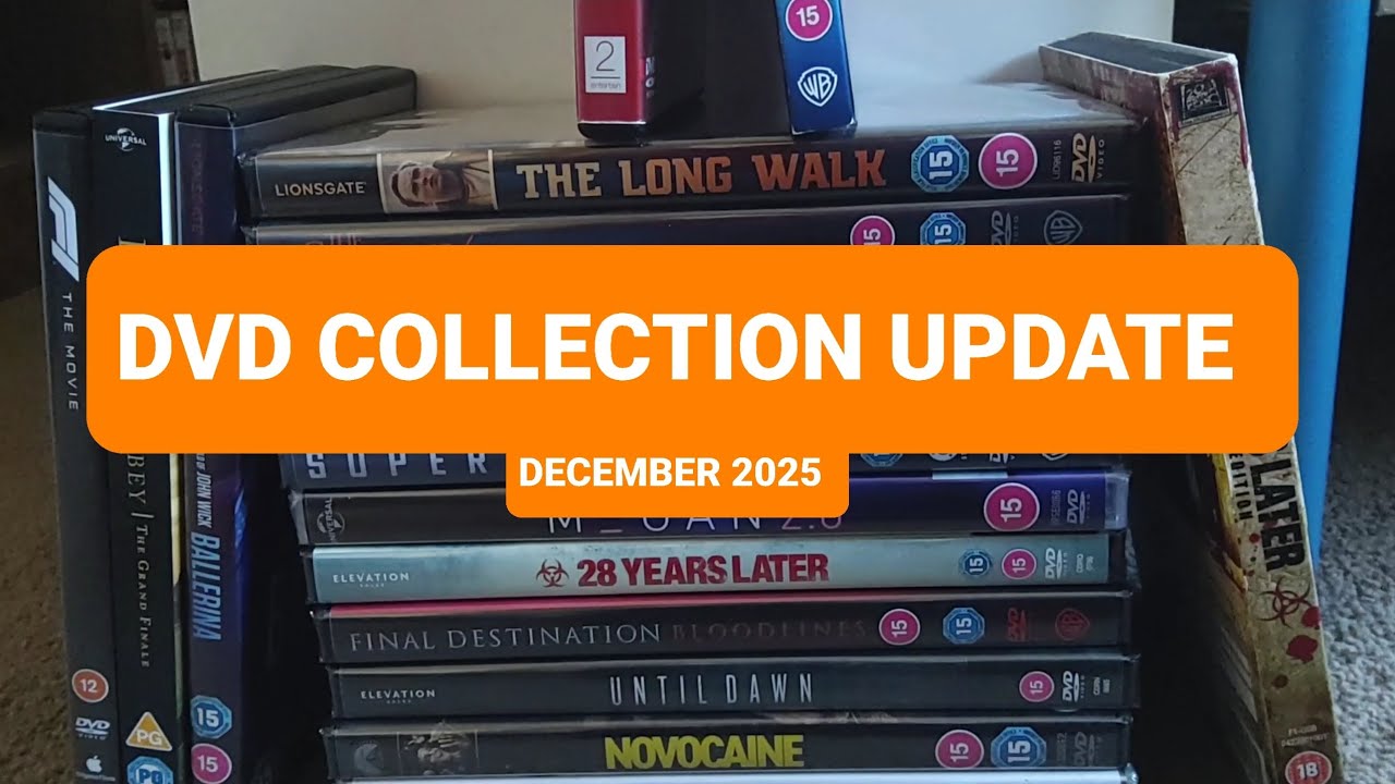 Обновление коллекции DVD — декабрь 2025 года
