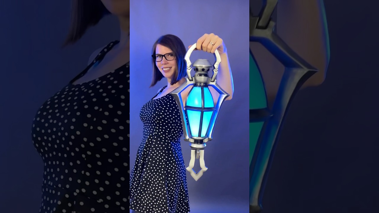Zrobiłam lampę ducha Flinsa z diodami LED #cosplay