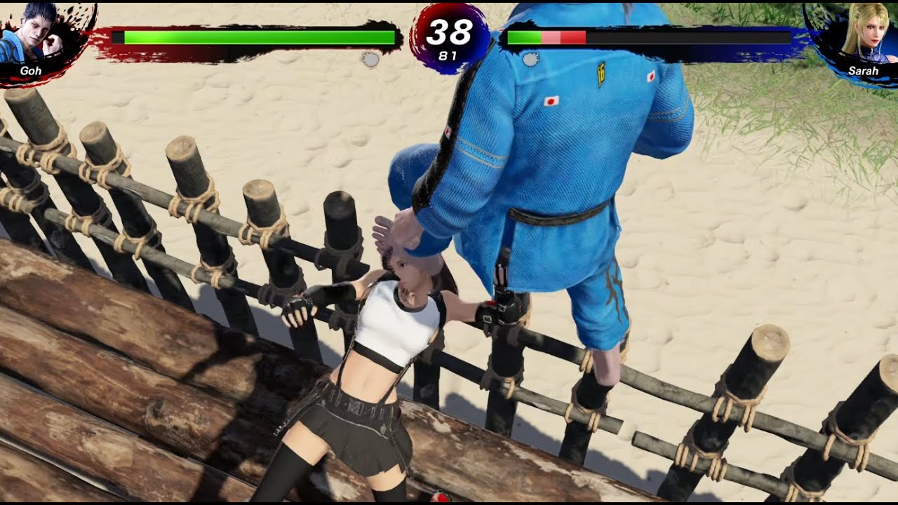 Virtua Fighter 5 R.E.V.O. 全キャラ壁投げ集 /All Wall Throw Move's 喰らい役・ティファ(FF7)