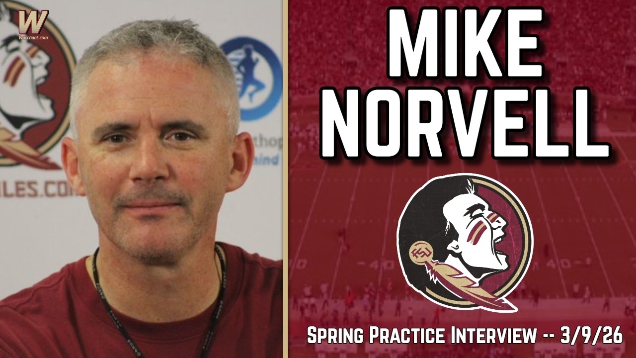 Mike Norvell Spring Practice Interview 3-9-26 | FSU Football | Florida State Football | Warchant TV