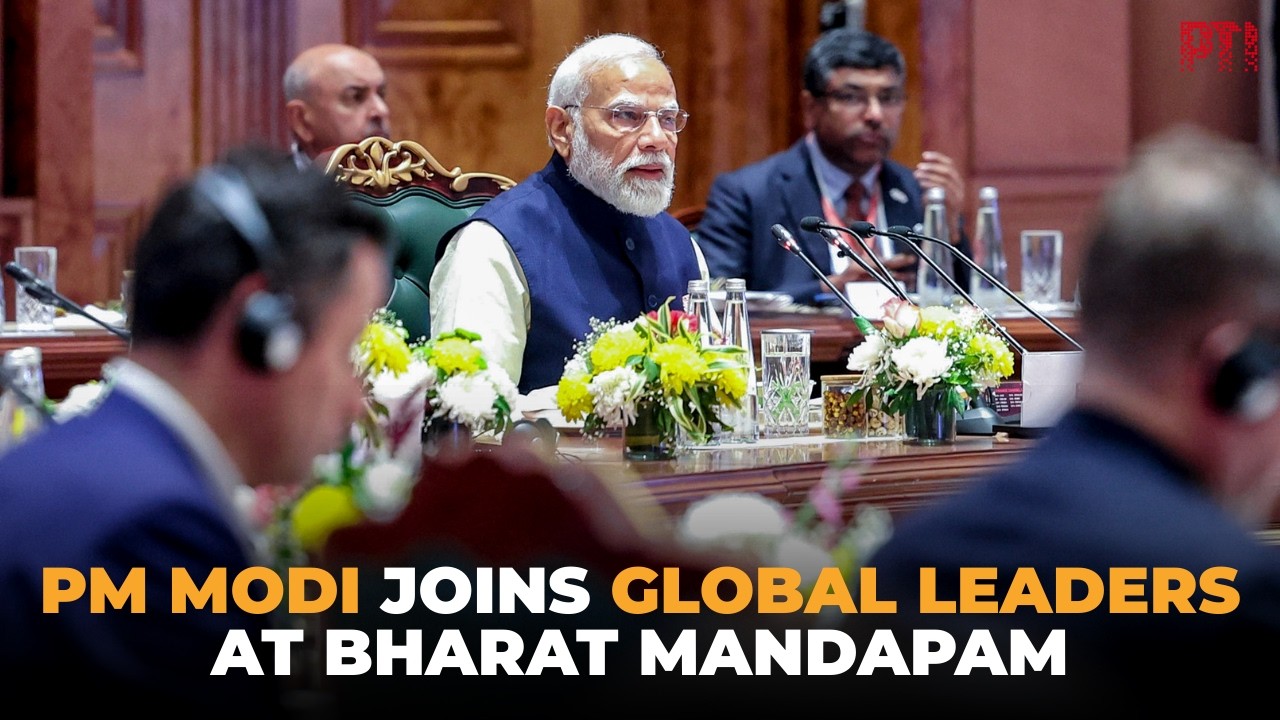 India AI Impact Summit 2026: Prime Minister Narendra Modi joins global leaders at Bharat Mandapam