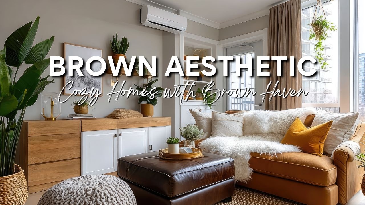 Luxury Brown Aesthetic Ideas for Small Spaces