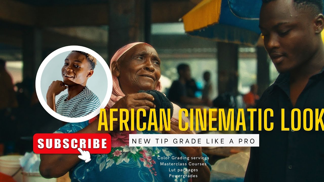How to make african CINEMATIC color grade FILM TONE on davinci resolve.