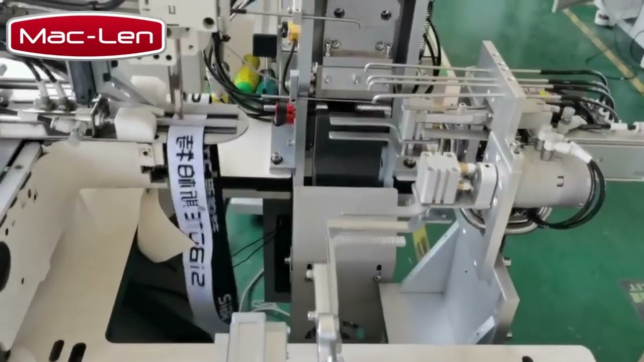 MÁQUINA DE COSTURA AUTOMÁTICA PARA EMENDAR ELÁSTICO DE CUECA   (W1613/E)