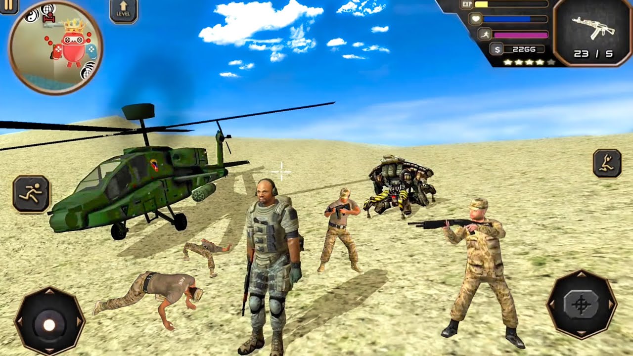 Retired Army Officer Simulator - Army Tank and Helicopter - Android Gameplay