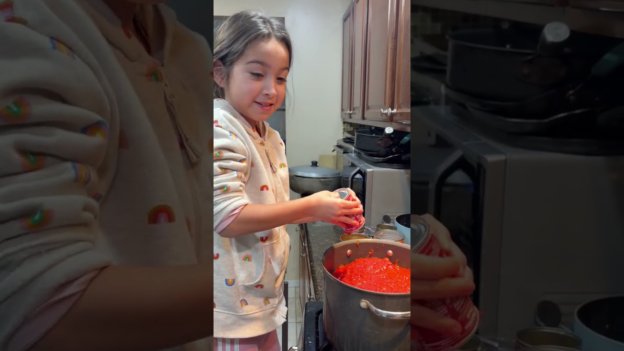 Making chili 
