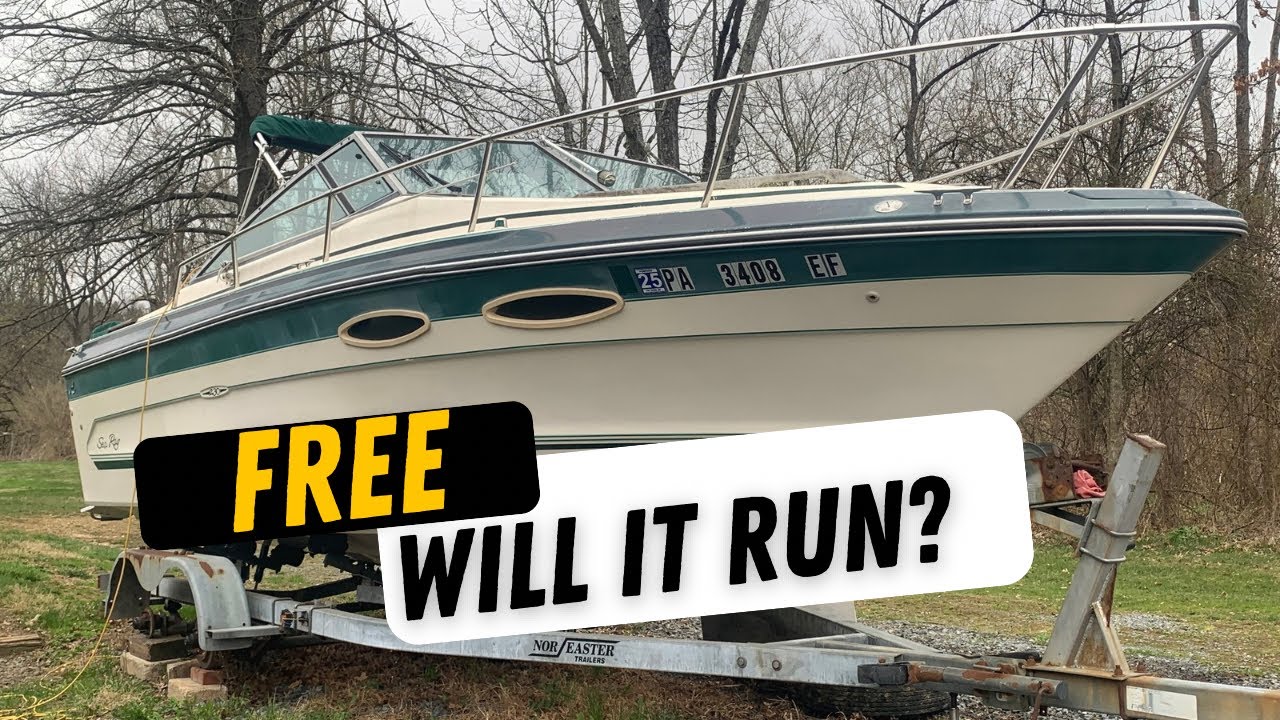 FREE Boat, Can We Take It On Vacation? Will It Run?