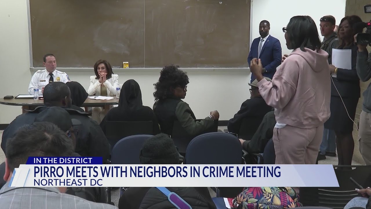 Northeast DC residents discuss crime, safety with US Attorney Jeanine Pirro