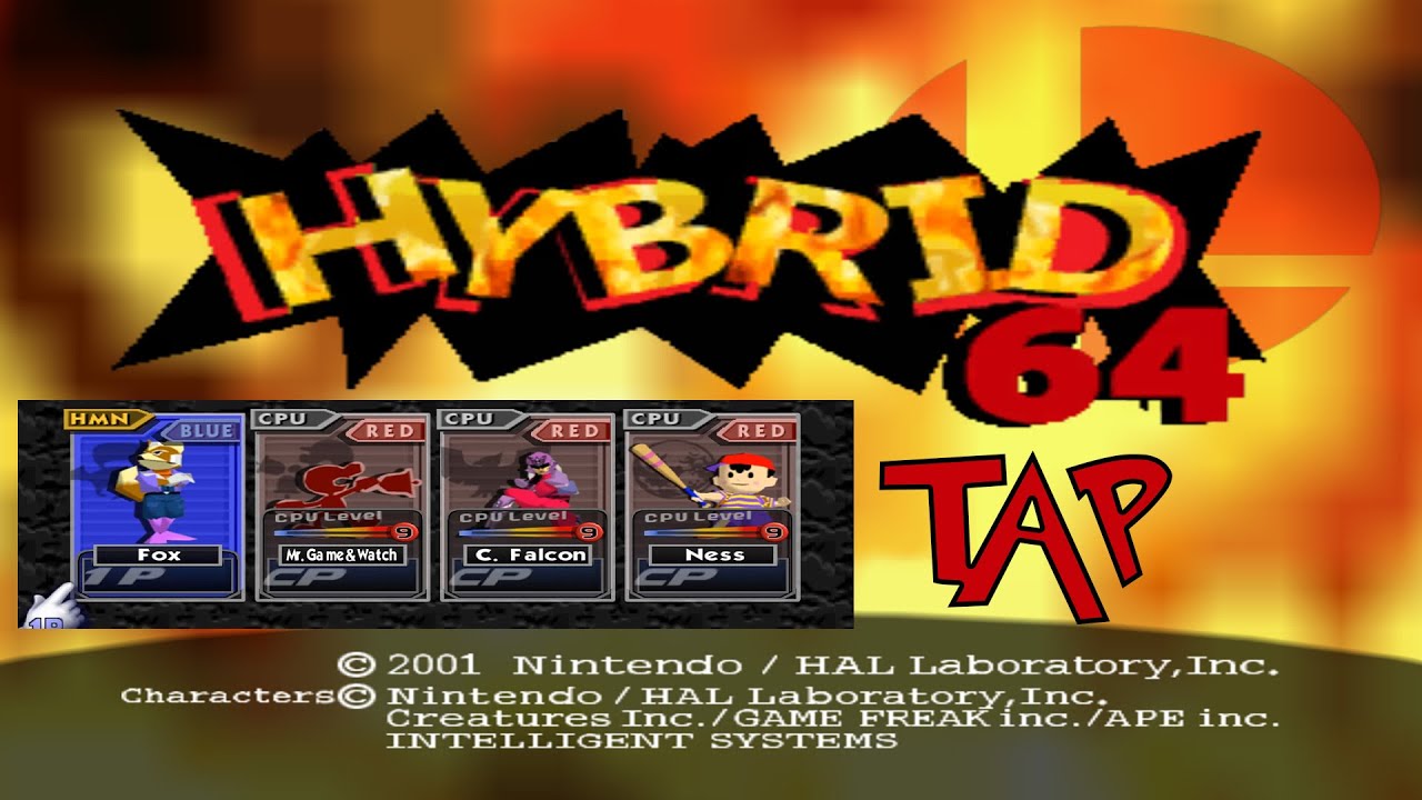 【スマブラDX】Hybrid 64 フォックス vs CPU's【TAP】/【SSBM】Hybrid 64 Fox vs CPU's【TAP】