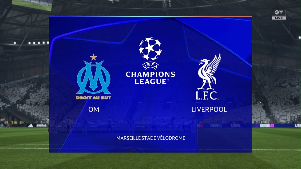 Olympique de Marseille vs Liverpool FC 26 Prediction UCL Matchday 7 Full Gameplay [PS5]