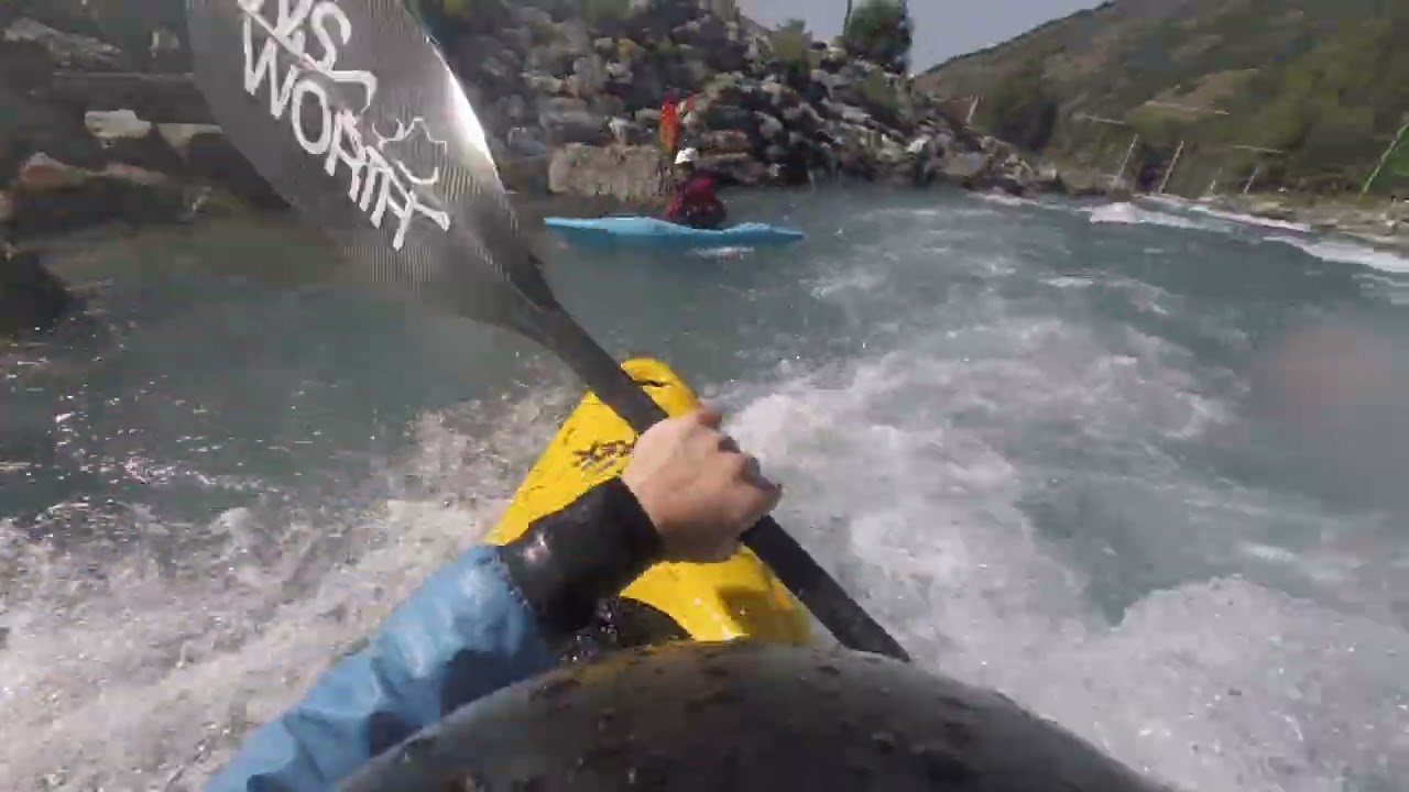 Kayak in campo slalom sull'Isere (Borg Saint-Maurice)