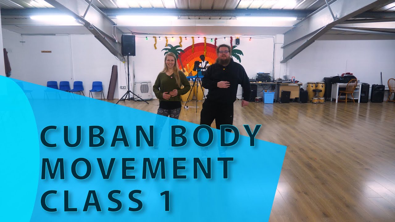Basic Body Movement in Salsa - Cuban Body Movement - Class 1
